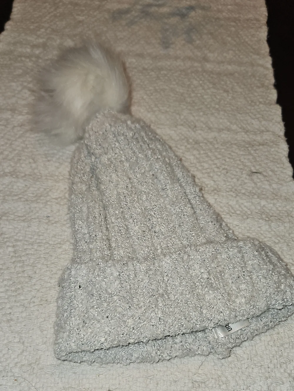 Cozy Cream Cable-Knit Pom Beanie - Girls Accessories
